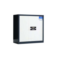 正斌保密柜财务档案柜文件柜办公室资料储物柜保险柜电子密码国保锁矮柜灰白-电子密码锁