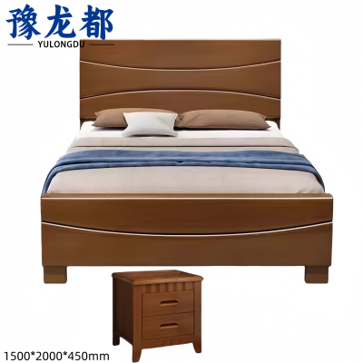 豫龙都 床+床头柜 1.5m套