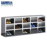 铭思达不锈钢鞋柜单面15格个