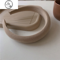 JiMi温柔色系发箍~布料超舒服的海绵增高头箍ins韩国棕色发饰女压发潮