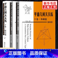 [正版]平面几何天天练 上卷直线型中卷涉及圆下卷提高篇 套装3册 初中高中平面几何专项强化培优训练习题学习资料 哈尔滨