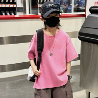 男童短袖T恤夏季薄款2025新款儿童夏装半袖体恤男孩中大童潮洋气t
