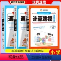 (3本套)数学建模+乘除法+加减法 小学通用 [正版]2023新版三次方教育速算秘籍加减法乘除法计算建模加减乘除一二年级