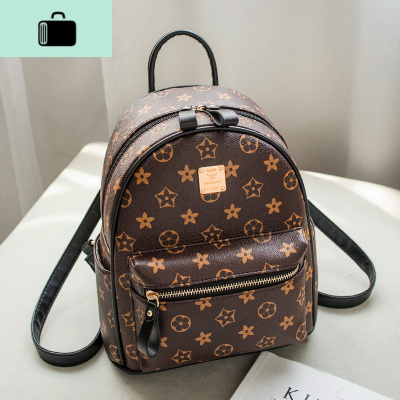 双肩包女2020新款韩版潮时尚个性百搭休闲小清新女士背包旅行包包NEW LAKE