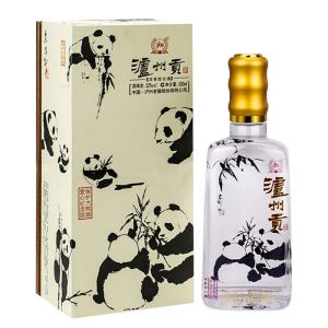 泸州老窖泸州贡保护大熊猫酒纪念版52度浓香白酒500ml 单瓶装