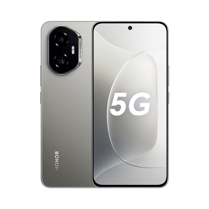 荣耀300 12GB+256GB苍山灰 5G智能手机 美颜拍照手机 小直屏单反级双防抖主摄100W超级快充荣耀绿洲护眼屏