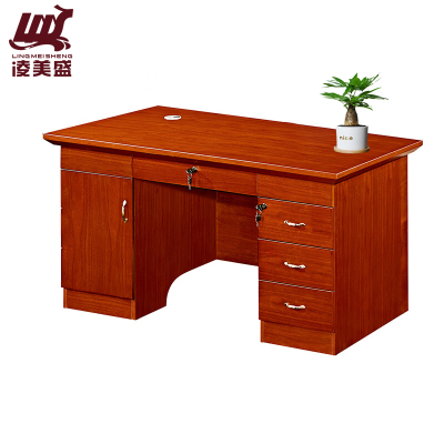 凌美盛 贴皮办公桌电脑桌1.6米 LMS-62/张