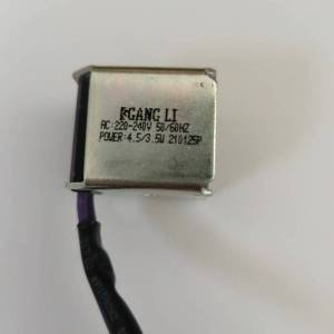 帮客材配 全新原件 四通阀线圈 220V 50-60HZ 4.5/3.5W 35cm 两孔 收前务必验货