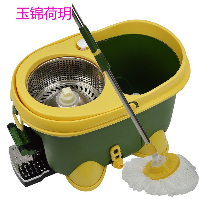 一代四驱动旋转拖把桶 好神拖拖布 厂地板拖把