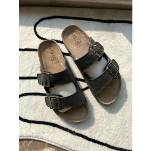 亨居男士时尚商务休闲拖鞋透气轻便舒适一脚蹬易穿脱抗菌防臭设计