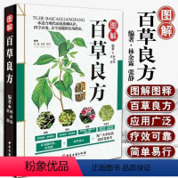 [正版]图解百草良方 彩色图鉴药书现代家庭认知应用养生保健指南中药材药方中医养生保健中草药中药材彩色图附偏方药方本草纲