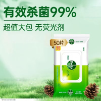 滴露 卫生湿巾50片*2包