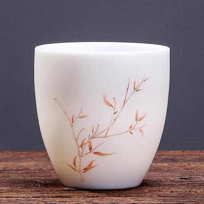 家柏饰(CORATED)不产 茶具单品功夫茶杯子建盏茶壶白瓷青花手绘品茗杯z