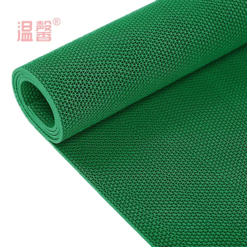 温馨 PVC防滑地垫 绿色2米宽 5mm*15m 卷