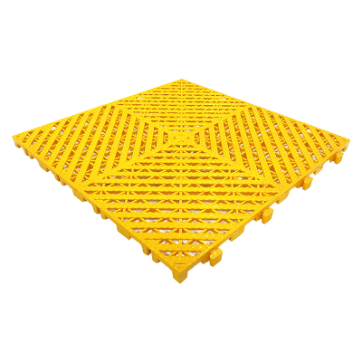臻远 ZY3121301地格栅塑料拼接地板垫网格垫板 黄色
