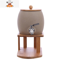 客厅凉水壶套装家用泡茶壶喝水杯陶瓷果汁壶耐热高温带龙头冷水壶 敬平