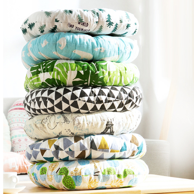 椅垫坐垫女宿舍椅子办公室圆形学生冬季屁股垫子家用榻榻米凳子