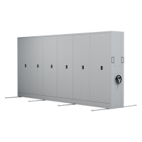 臻远 ZY-MJJA-34 电动密集架移动档案柜钢制轨道密集柜 通门 一列6组