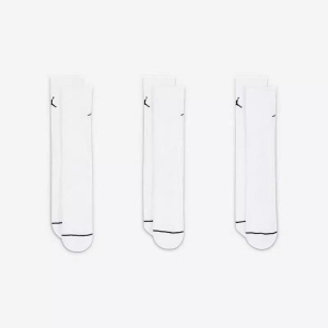 NIKE耐克袜子JORDAN运动休闲舒适透气男女中筒袜DX9632-100 C