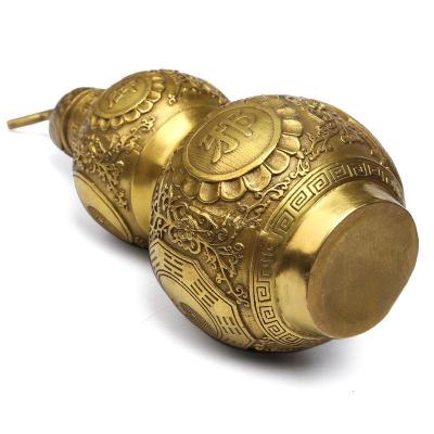 美帮汇铜葫芦摆件铜葫芦大号紫铜葫芦挂件小号家居礼品