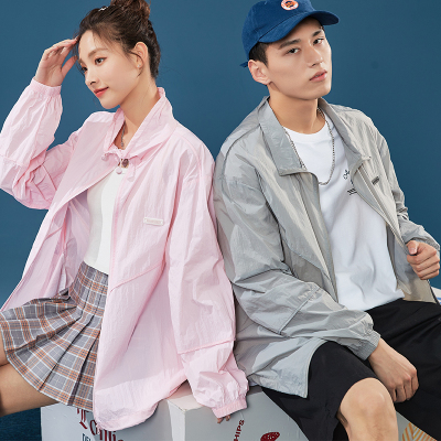 [3件8.5折50.9元,叠加优惠券]唐狮情侣衣夏季新款情侣外套透气轻薄休闲运动男女服