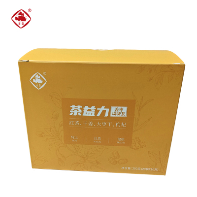 崟露 茶益力 姜枣风味茶 枸杞姜枣红荼 200g/盒