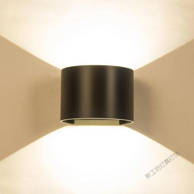 苏宁放心购 户外壁灯防水创意简约现代防锈铝材调光墙壁灯外墙阳台酒店楼梯过道客厅床头室外壁灯