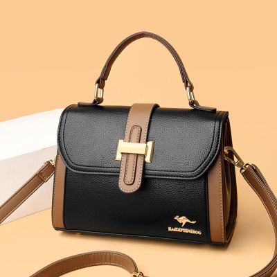 包包女包新款斜挎包女士包包时尚撞色单肩包女小方包