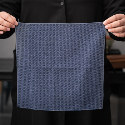 苏氏陶瓷(SUSHI CERAMICS)天蓝色涤棉茶巾吸水茶桌布茶道茶席禅意干泡茶壶垫