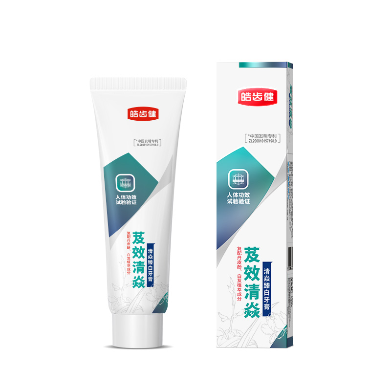 皓齿健 芨效清焱清新留兰190g 成人牙膏 (计价单位:支) 白色