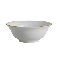 北国风光 骨瓷镶金碗TS-4英寸反口碗个