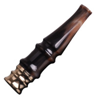 大将军牦牛角过滤烟嘴 短芯短款可拆洗 细烟两用双重循环过滤咀粗