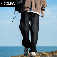 HLCOMAN190cm加长男裤高个子牛仔裤直筒裤子长裤185cm春季180cm