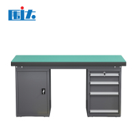 围达 重型钳工台工具桌 180*75*80cm门+4抽 张