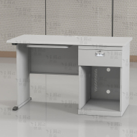 翌嘉 钢制办公桌职员桌员工桌学生写字台1.2米E款