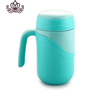 封后办公室茶杯陶瓷杯保温杯大容量水杯喝水杯子家用简约马克杯带盖女