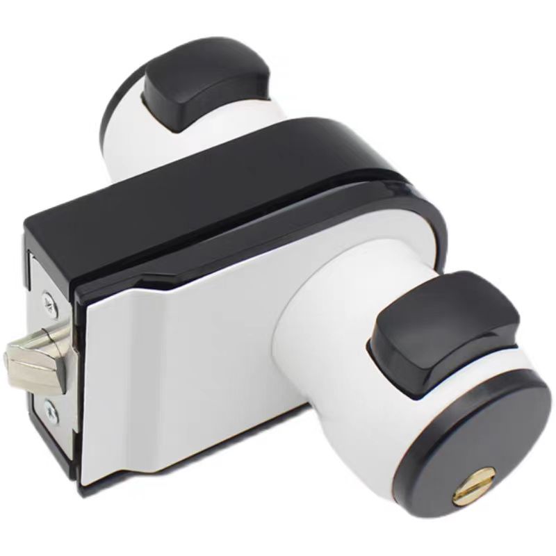 龙江策驰 玻璃门隔断球形锁 黑白单开 套