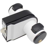 龙江策驰 玻璃门隔断球形锁 黑白单开 套