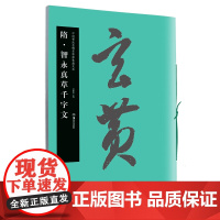 华夏万卷毛笔字帖 中国书法名碑名帖原色放大本:隋.智永真草千字文 成人古碑帖临摹字帖