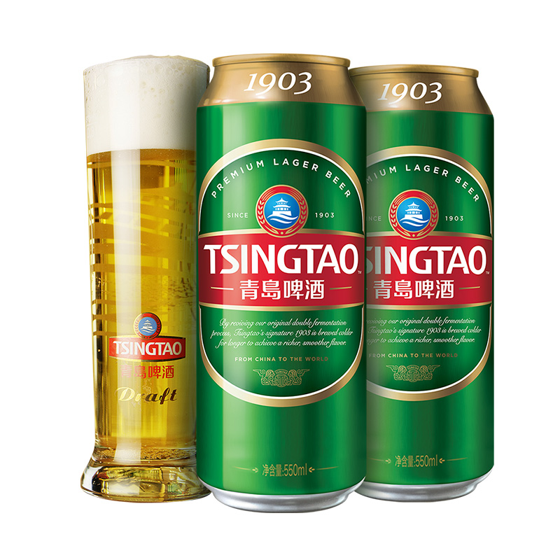 青岛啤酒「1903」10度550*18罐啤(电商尊享)
