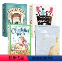 儿童文学经典4册 [正版]夏洛的网 彩色插图版 英文原版 Charlotte's Web 夏洛特的网 EB White怀