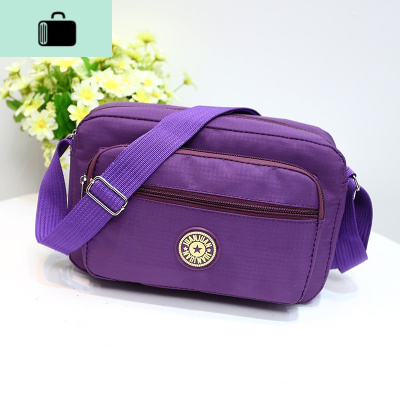 新款防水牛津布女包休闲斜背包简约百搭单肩斜挎包小包帆布收钱包NEW LAKE女斜挎包