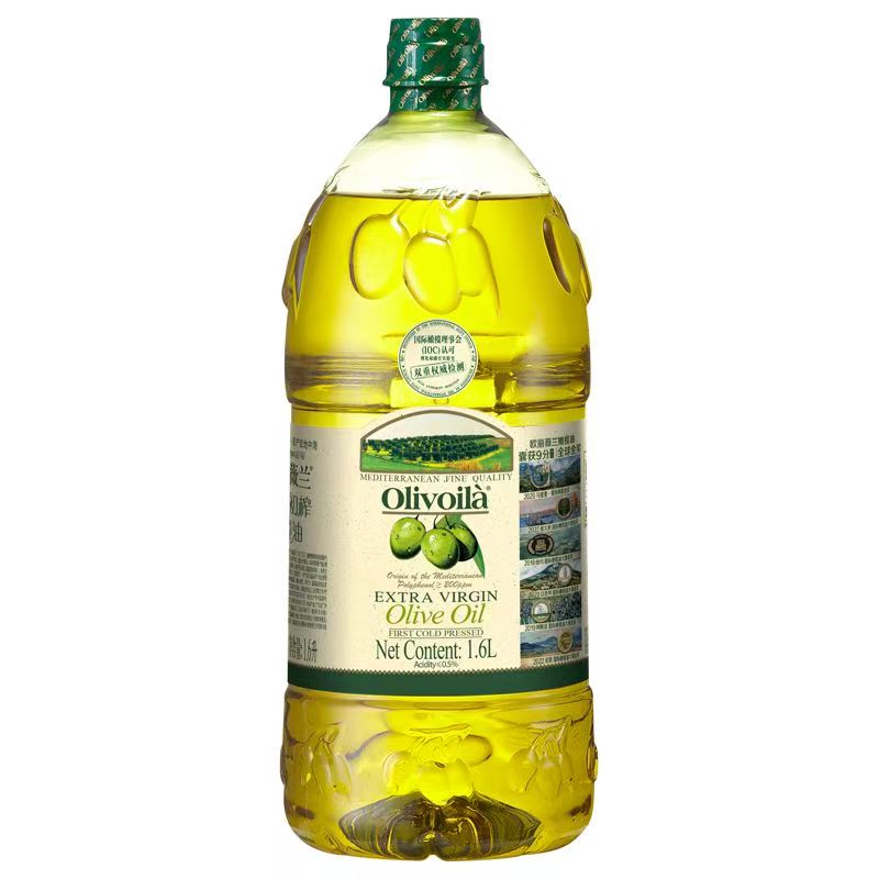 欧欧丽薇兰特级初榨橄榄油1.6L健康无添加轻食健身冷榨 1桶