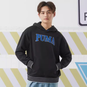 彪马(PUMA)男装女装新款时尚卫衣学院风休闲运动服跑步训练套头衫625801-81 ZP