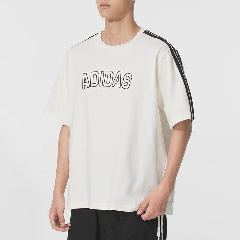 阿迪达斯(adidas)男子新款运动休闲圆领短袖T恤 KC2837 C