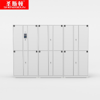 圣斯顿S-JF30502-WT钢制智能人脸识别柜更衣柜