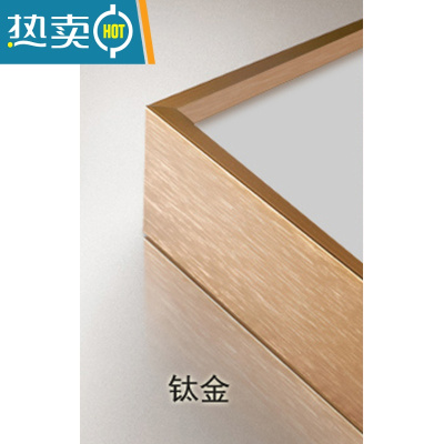 敬平钻石画裱框十字绣边框铝合金相框定制自装字画框刺绣表框装裱挂墙 钛金 定制尺寸 联系客服报价