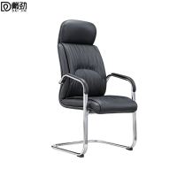 戴劲椅子电脑椅办公椅会议培训椅网布椅弓形椅职员座椅H-8