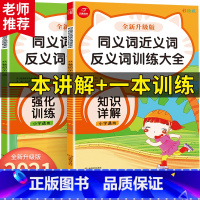 同义近义反义词训练大全2册 小学通用 [正版]教育小帮手小学语文讲与练同义词近义词反义词训练大全彩绘小学语文知识讲解一二