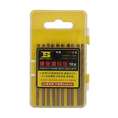 波斯(BOSI) 荧光系列精品麻花钻 2.7mm 盒